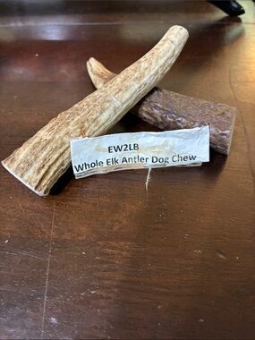 Whole Elk Antler Dog Chew - Natural USA Elk Antler - Small